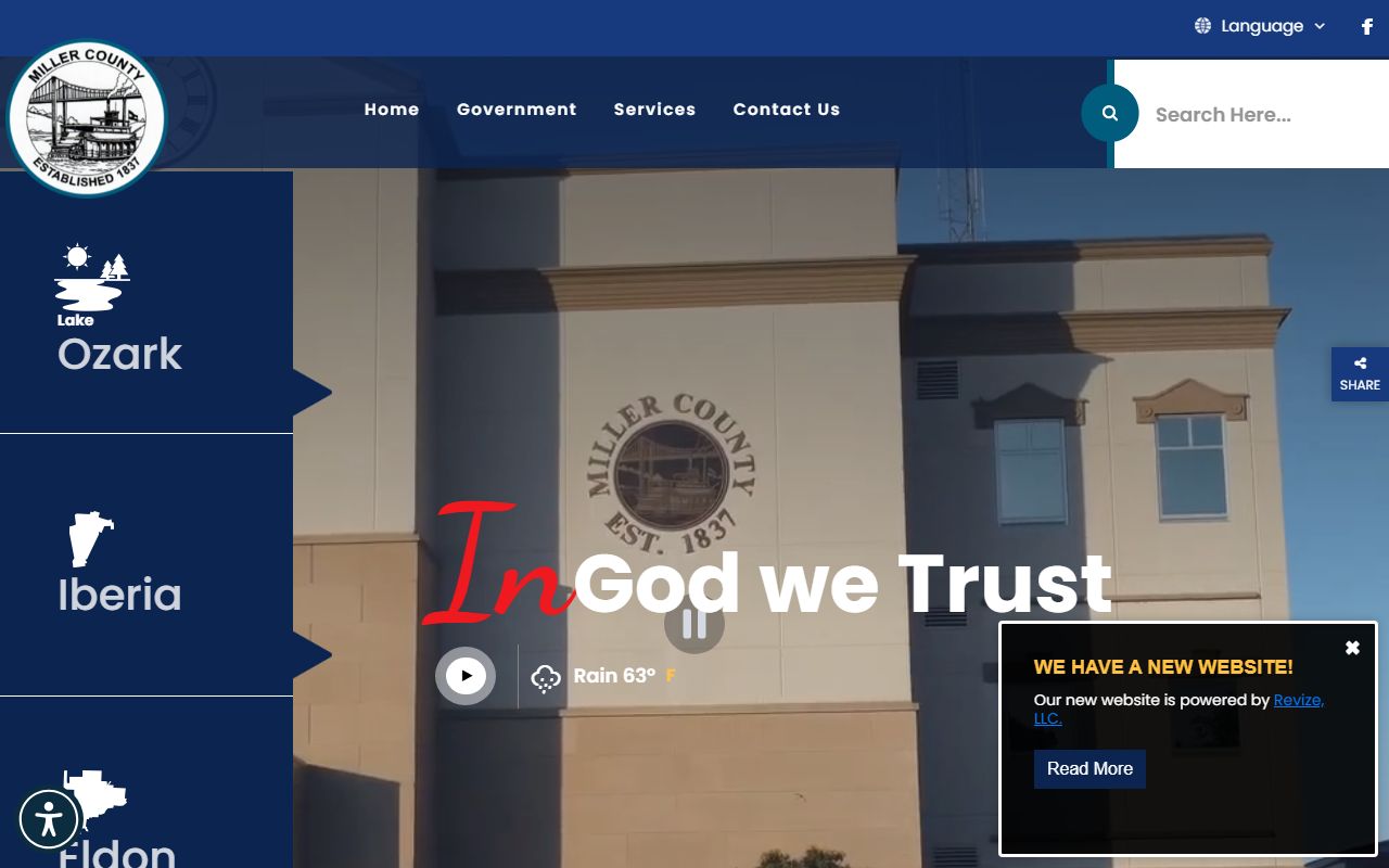 Miller County court records courthouse government homepage